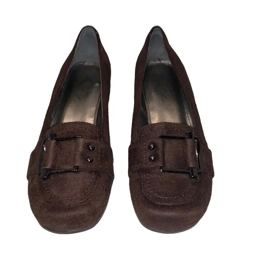 Marc Fisher Women's Atlas2 Wedge Loafers/Heels Sz 7